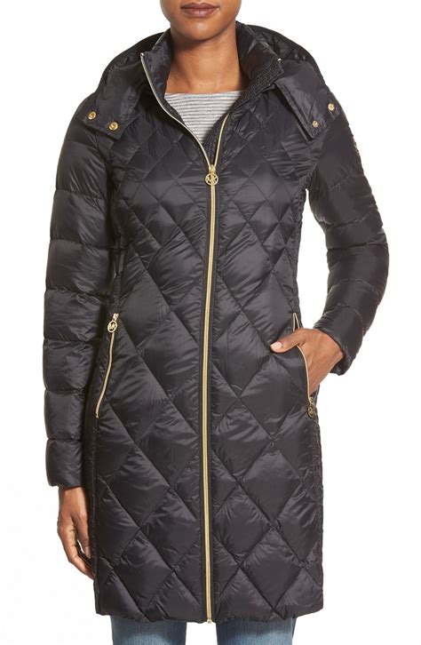 michael kors raincoats for women|Michael Kors padded coat women's.